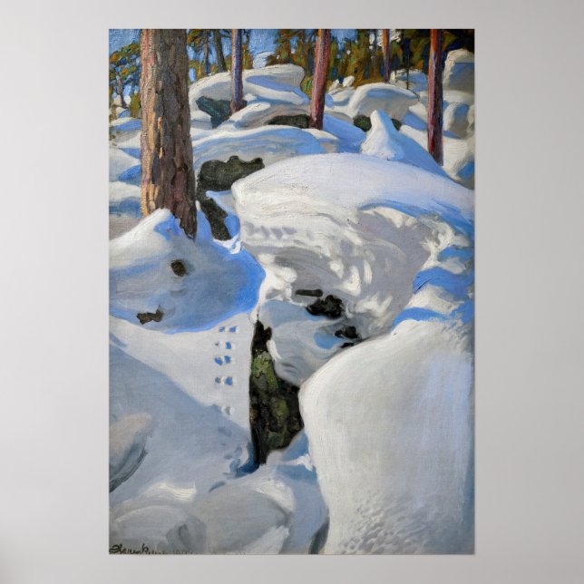 Póster Akseli Gallen-Kallela - Lair of the Lynx (Frente)