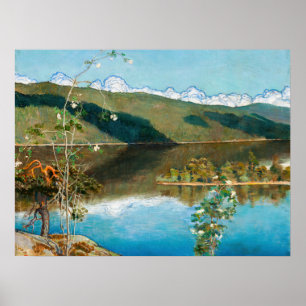 Póster Akseli Gallen-Kallela - Nubes de tormenta en el ho