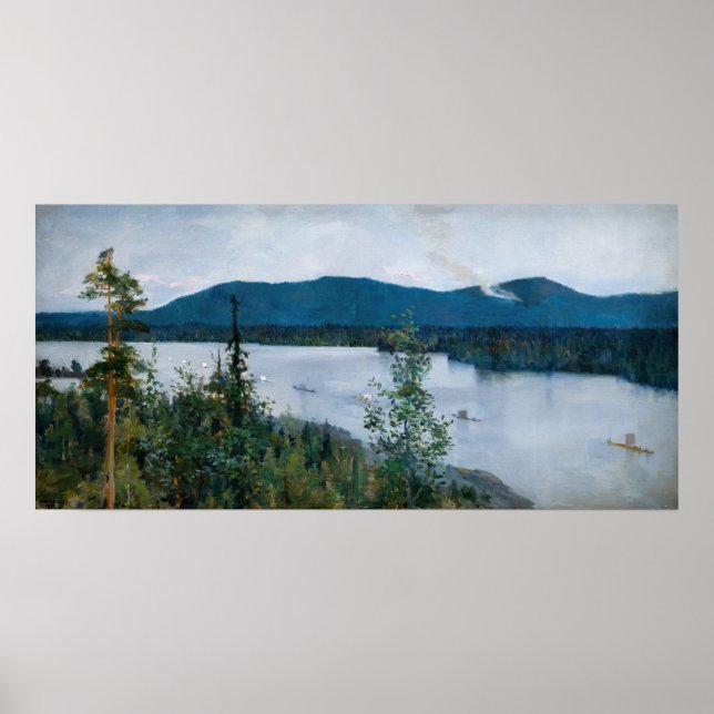 Póster Akseli Gallen-Kallela - Vuokatti (Frente)