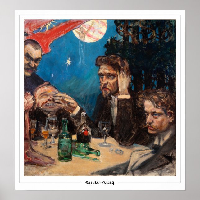 Póster Akseli Gallen-Kallela Zedign Art Poster #3 (Frente)