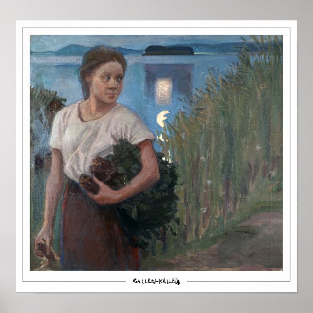 Póster Akseli Gallen-Kallela Zedign Art Poster #8 (Frente)