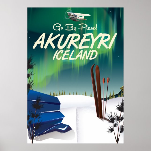 Póster Akureyri (Frente)