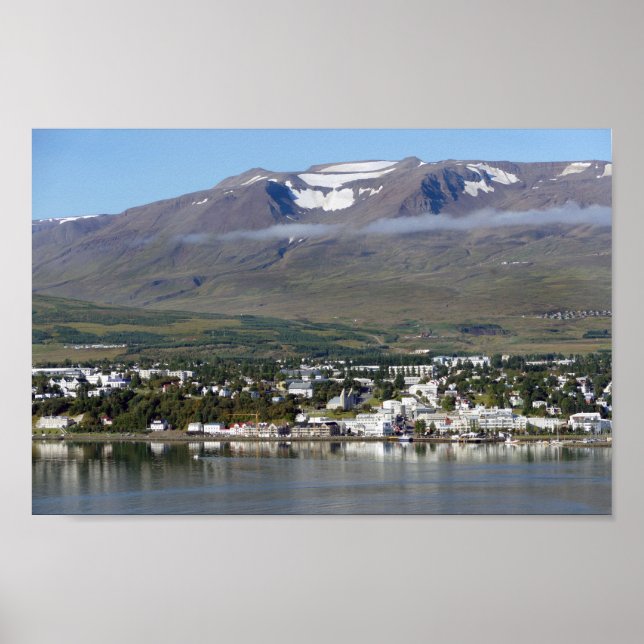 Póster Akureyri, Islandia, Panamá (Frente)