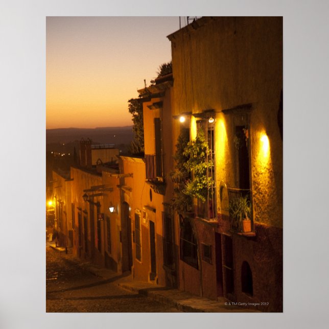 Póster Al atardecer. (Frente)