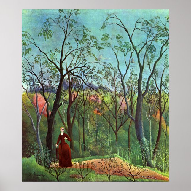 Póster Al borde de un bosque (Frente)