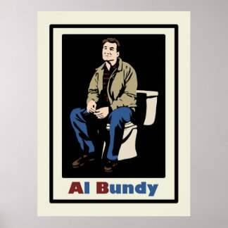 Póster Al Bundy en el baño Casado con niños