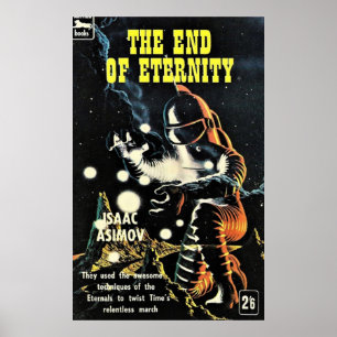 Póster Al Final De La Eternidad Isaac Asimov