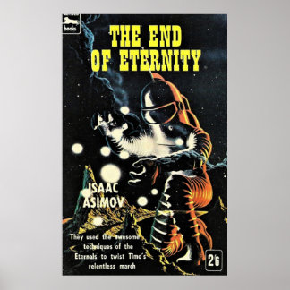 Póster Al Final De La Eternidad Isaac Asimov