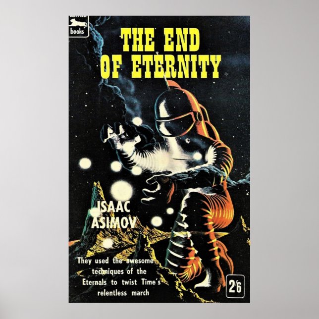 Póster Al Final De La Eternidad Isaac Asimov (Frente)