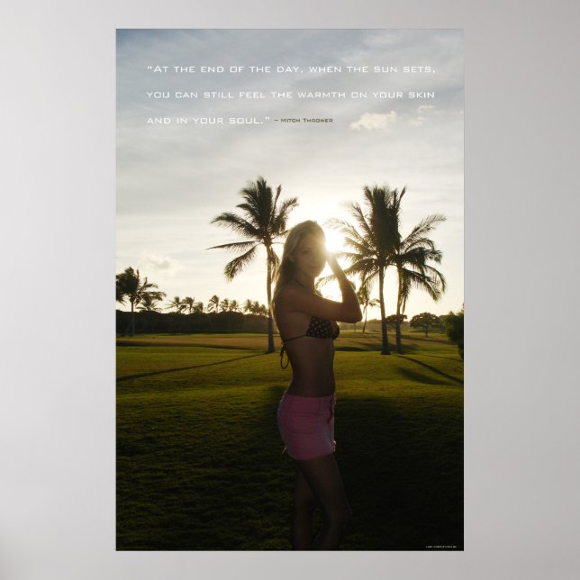 Póster Al final del día (Frente)