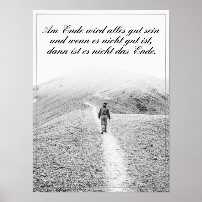 Póster Al final todo estará bien (Frente)