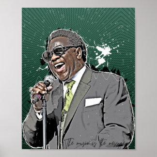 Póster Al Green Jazz - Diseño