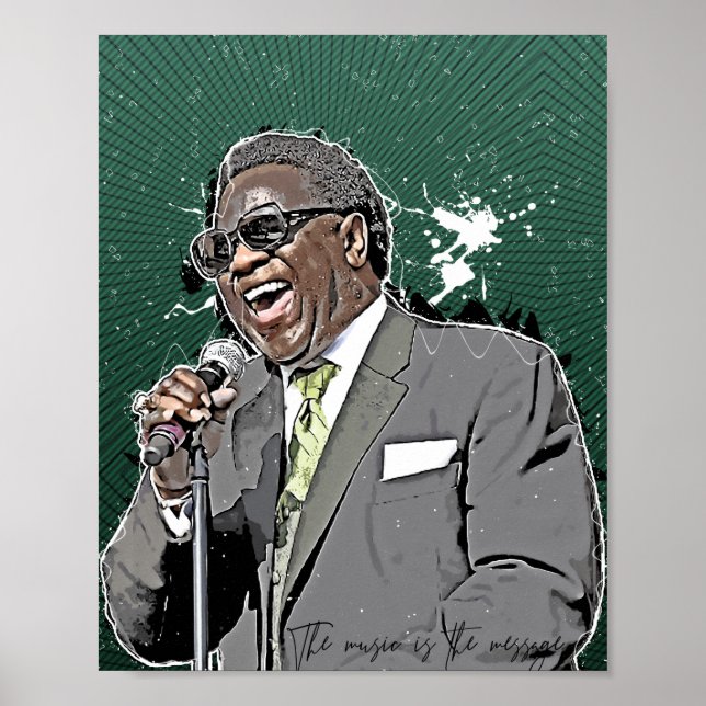 Póster Al Green Jazz - Diseño (Frente)