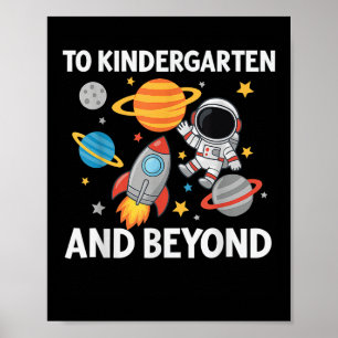 Póster Al jardín de infantes y más allá Astronauta de vue