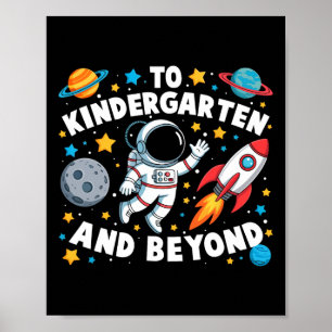 Póster Al jardín de infantes y más allá astronauta vuelve