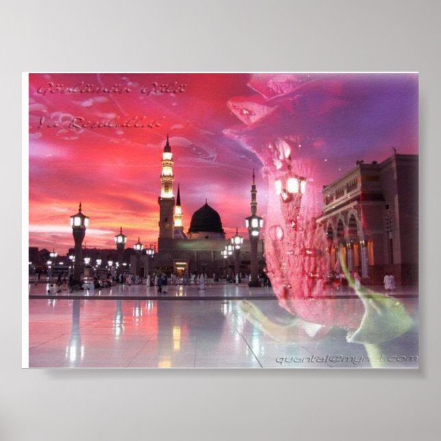 Póster Al-Masjid al-Nabawi (Frente)