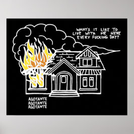 Póster Al Poster del corazón de la muerte