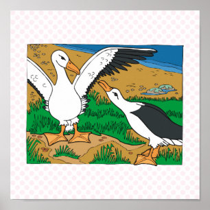 Póster Al y Ally Albatross