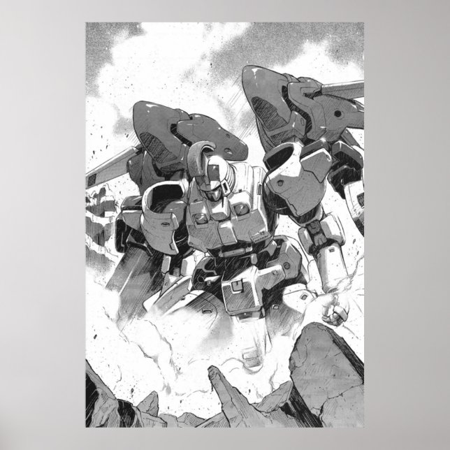 Póster Ala de Gundam Tallgeese (Frente)