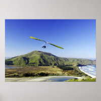 Ala delta, Península de Otago, cerca de Dunedin,