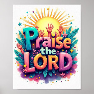 Póster Alabado sea el Señor
