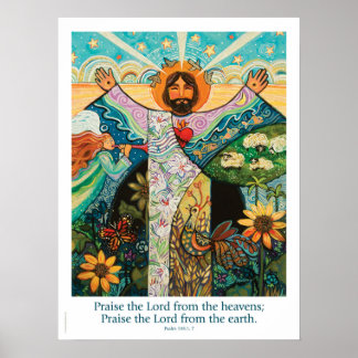 Póster Alabado sea el Señor, Salmo 148, Poster 18x24"