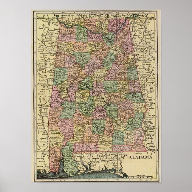 Póster Alabama 6 (Frente)