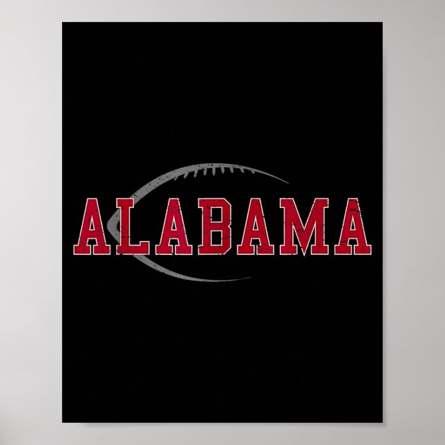 Póster Alabama Design Men Women Boy Girl  (Frente)