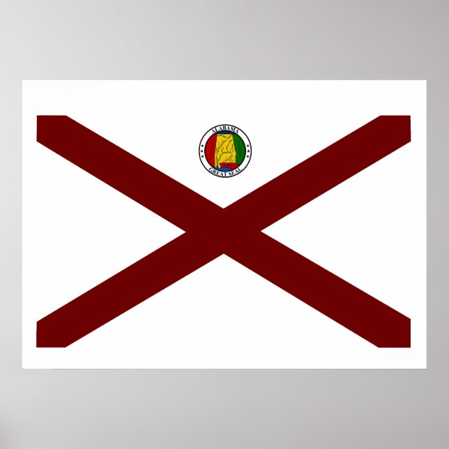Póster Alabama flag (Frente)