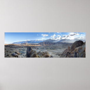 Póster Alabama Hills Panorama - Owens Valley - Sierra