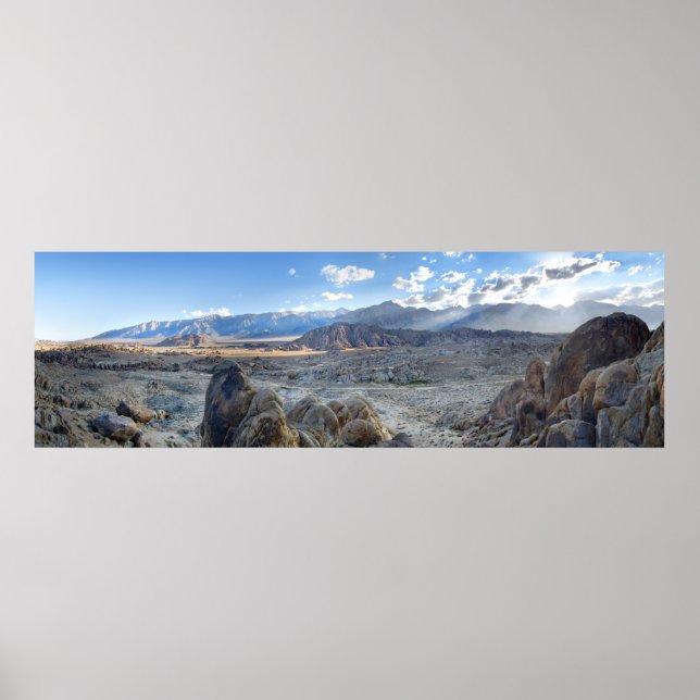 Póster Alabama Hills Panorama - Owens Valley - Sierra (Frente)