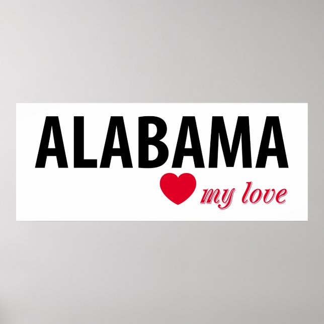 Póster Alabama mi amor (Frente)
