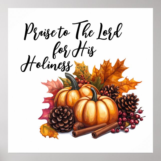 Póster Alabar al Señor (Frente)