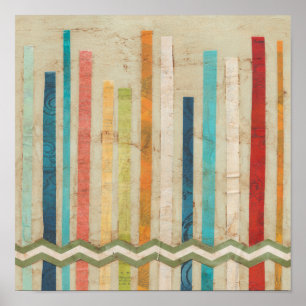 Póster Alambradas de papel IV