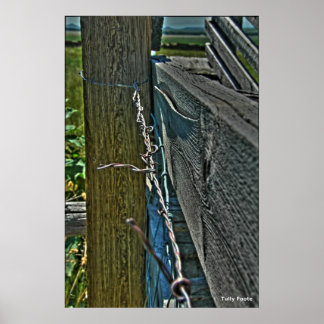 Póster Alambre de púas