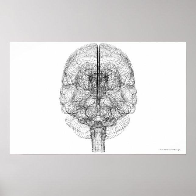 Póster Alambre del cerebro (Frente)