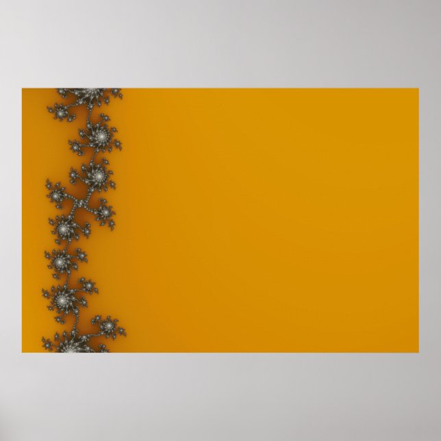 Póster Alambre - Poster fractal (Frente)