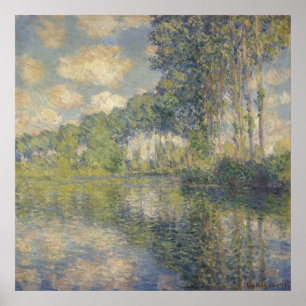 Póster Álamos en el Epte - Monet