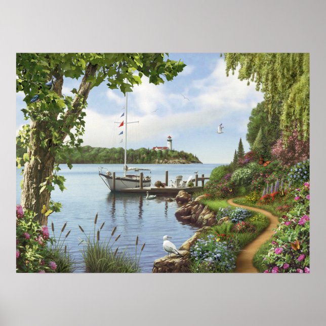 Póster Alan Giana Poster "Abajo por el agua" (Frente)