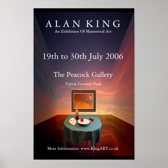Póster Alan King - Poster de la Exposición Peacock (Frente)
