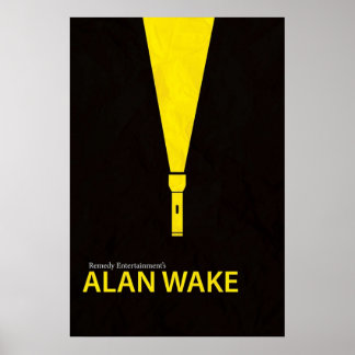 Póster Alan Wake Minimal