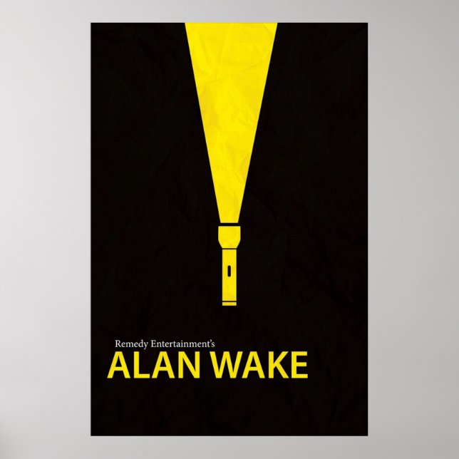 Póster Alan Wake Minimal (Frente)