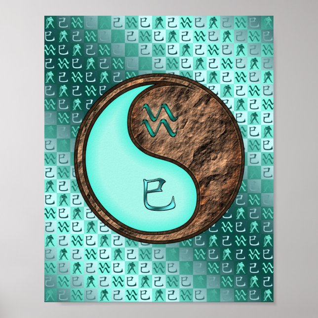 Póster Alarío y serpiente de la Tierra (Frente)