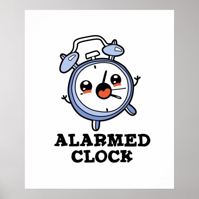 Póster Alarma Reloj Funny Alarma Reloj De Reloj (Frente)