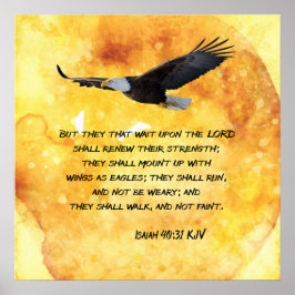 Póster Alas como águilas