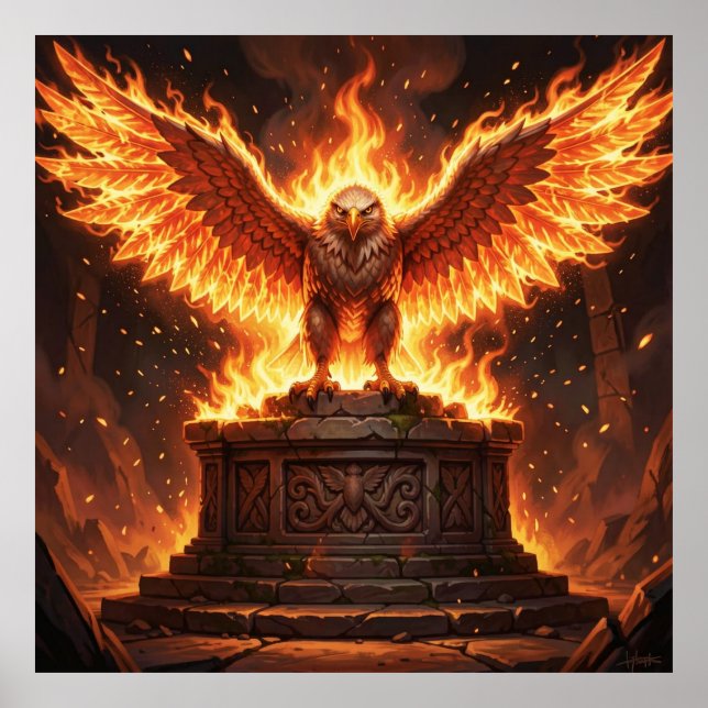 Póster Alas de Embers Ardiendo (Frente)