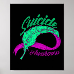 Póster Alas de la conciencia Salud Mental Feliz Regalo