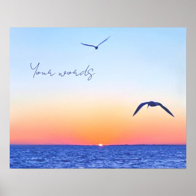 Póster Alas de la mañana (Frente)