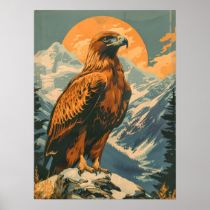 Póster Alas de Majestad: Águila Dorada de la Vieja