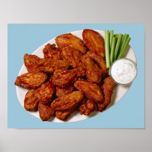 Póster Alas de pollo (Frente)